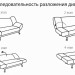 Диван прямой "Клик-кляк"